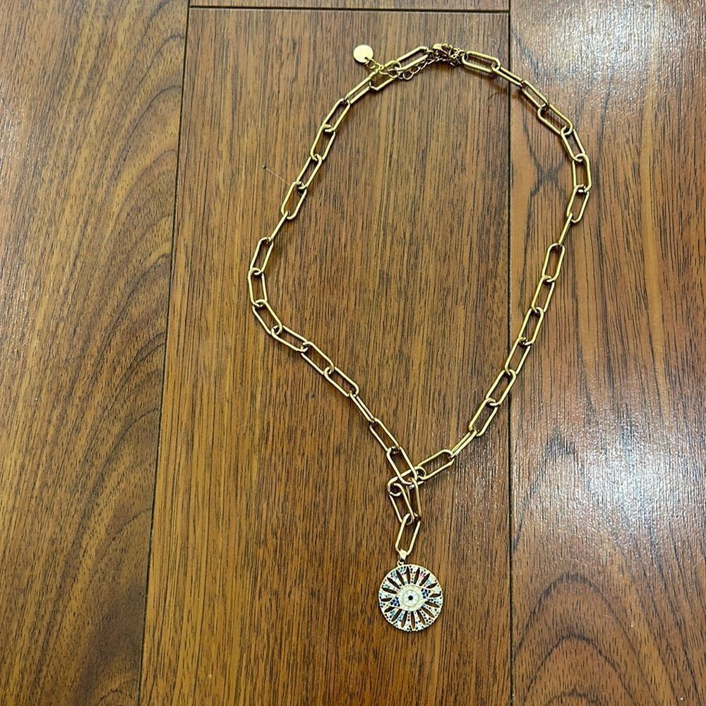 Evil Eye Gold Chain Necklace